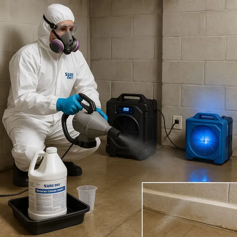 Sanitization and Odor Removal process in Sharpes, FL