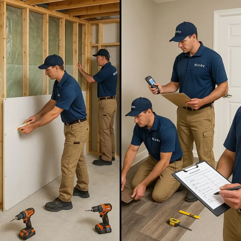Repairs and Reconstruction process in Sharpes, FL